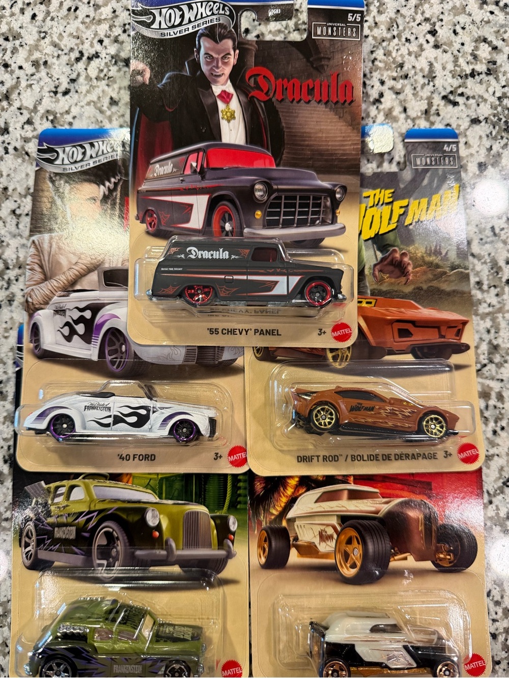 Mattel Hot Wheels '55 Chevy Panel in Black & Red